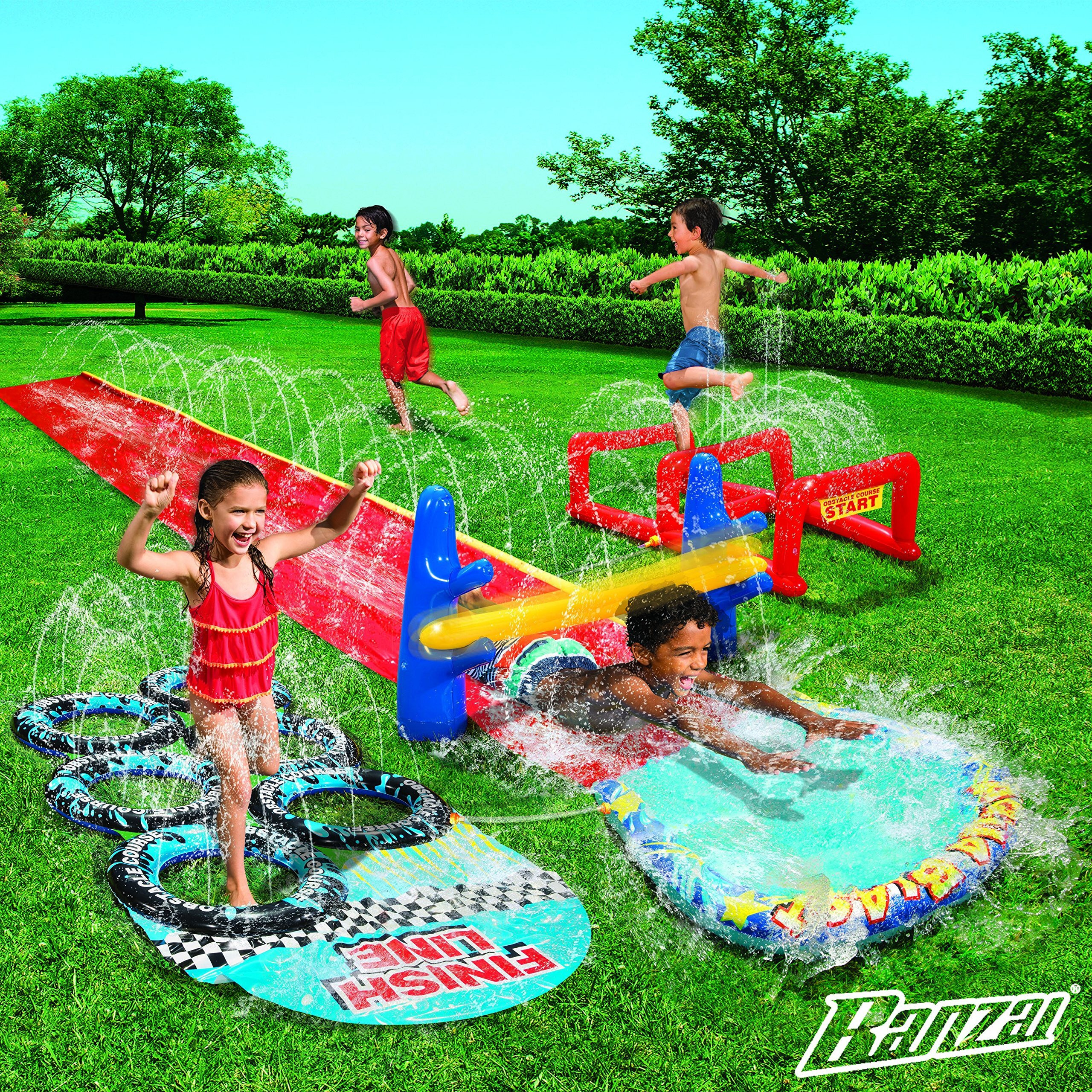Banzai Aqua Blast Obstacle Course Slide