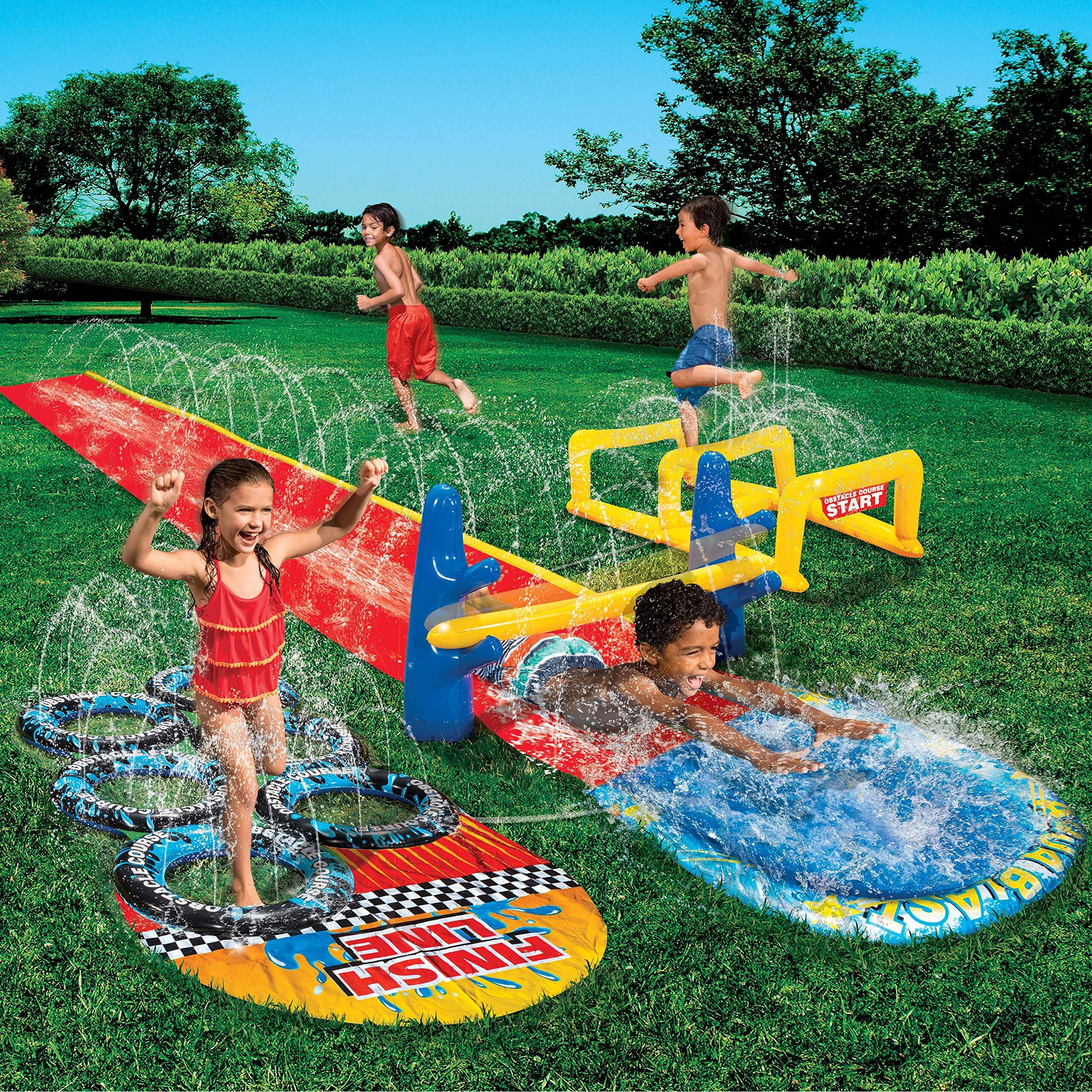 Banzai Aqua Blast Obstacle Course Slide
