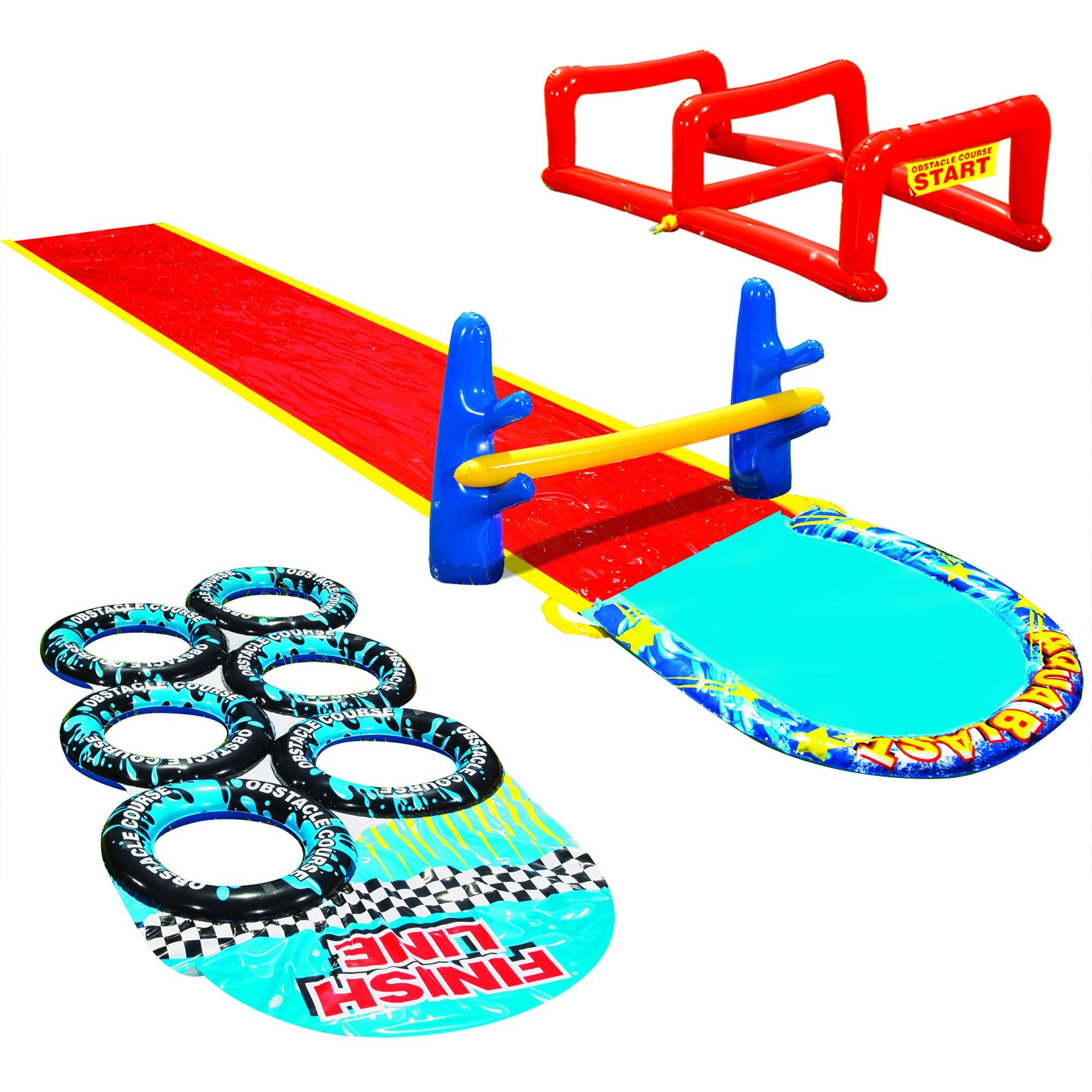 Banzai Aqua Blast Obstacle Course Slide