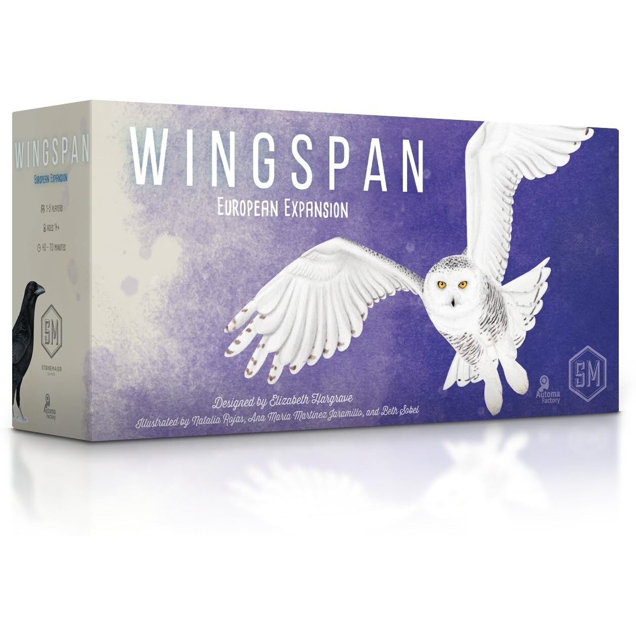 Stonemaier Games Wingspan European Expansion | Add To Wingspan (Base Game) | 81 Unique New Birds, New Egg Color | 1-5 Players, 70 Mins, Ages 14+
