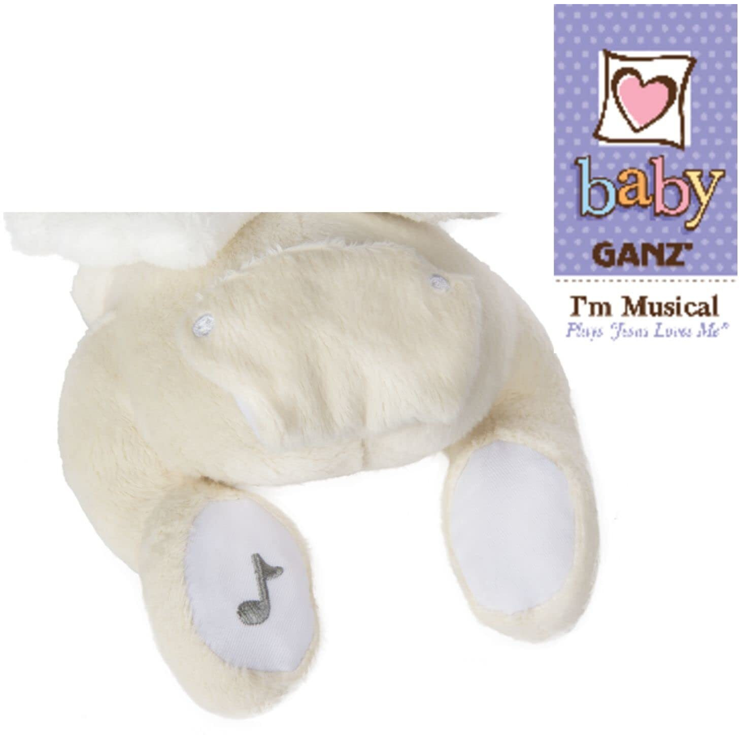 Sleepy Angel Lamb 9 Inch Plush Animal Plays Jesus Loves Me