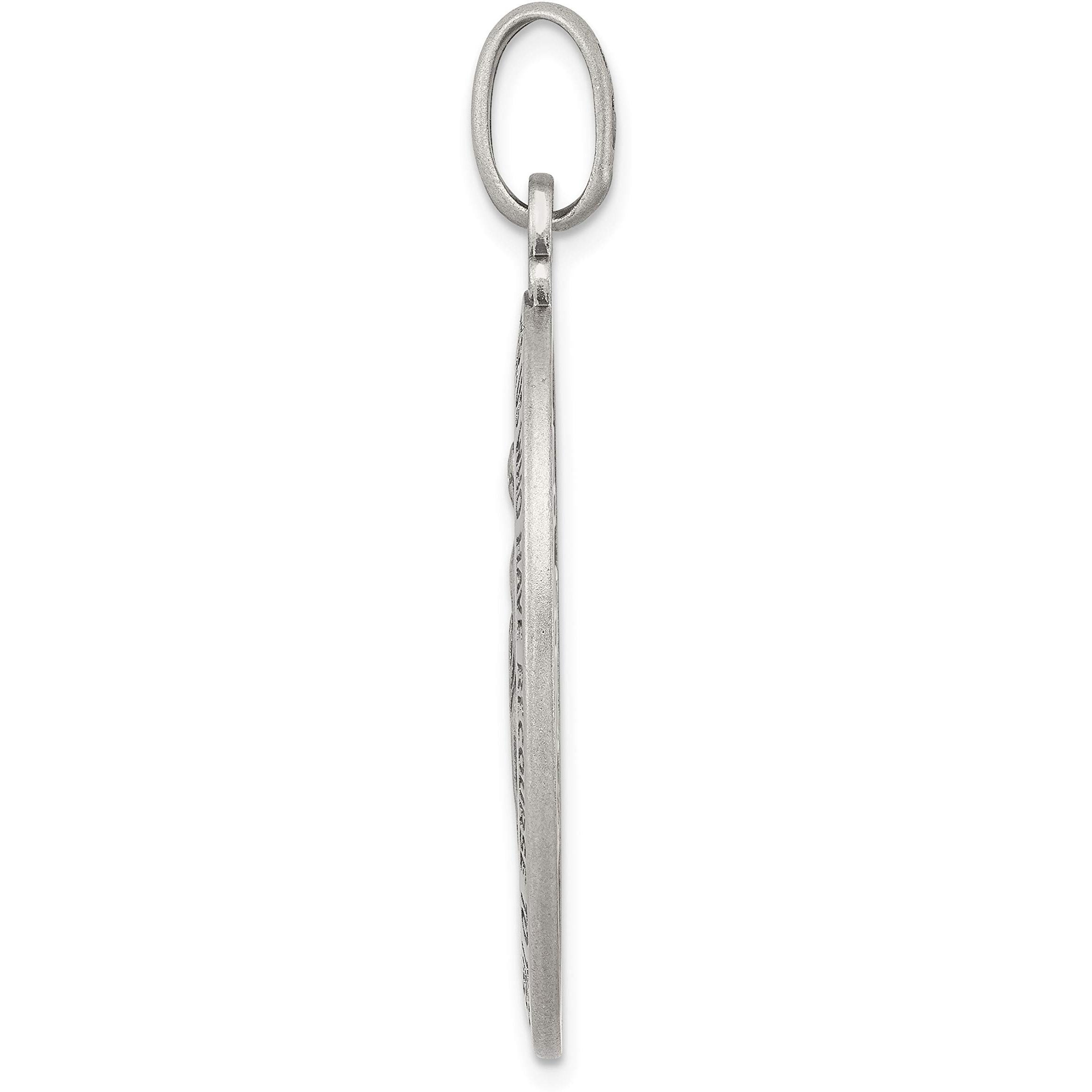 Saris And Things 925 Sterling Silver Antiqued Miraculous Medal