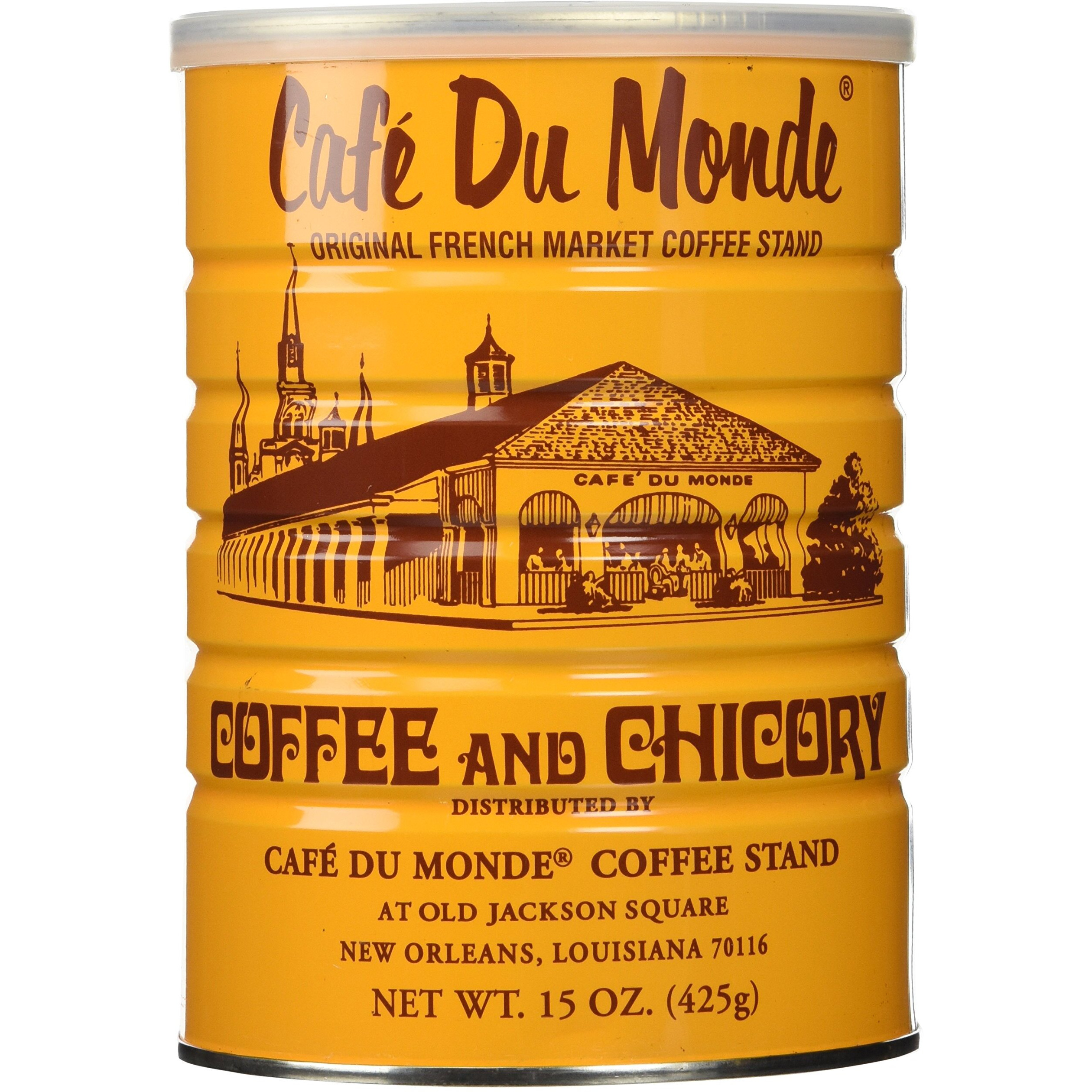 Half A Dozen Cans (6 Cans) Of Coffee Du Monde - 15 Oz. Cans
