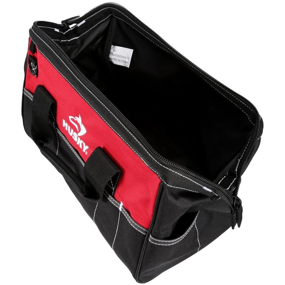 Husky 15 Inch Contractor's Multi-Purpose Water-Resistant Tool Bag