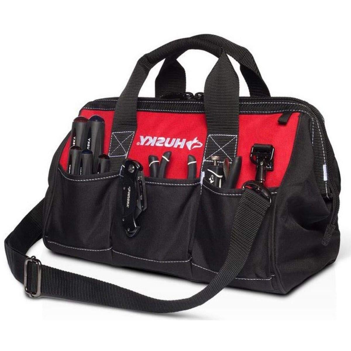 Husky 15 Inch Contractor's Multi-Purpose Water-Resistant Tool Bag