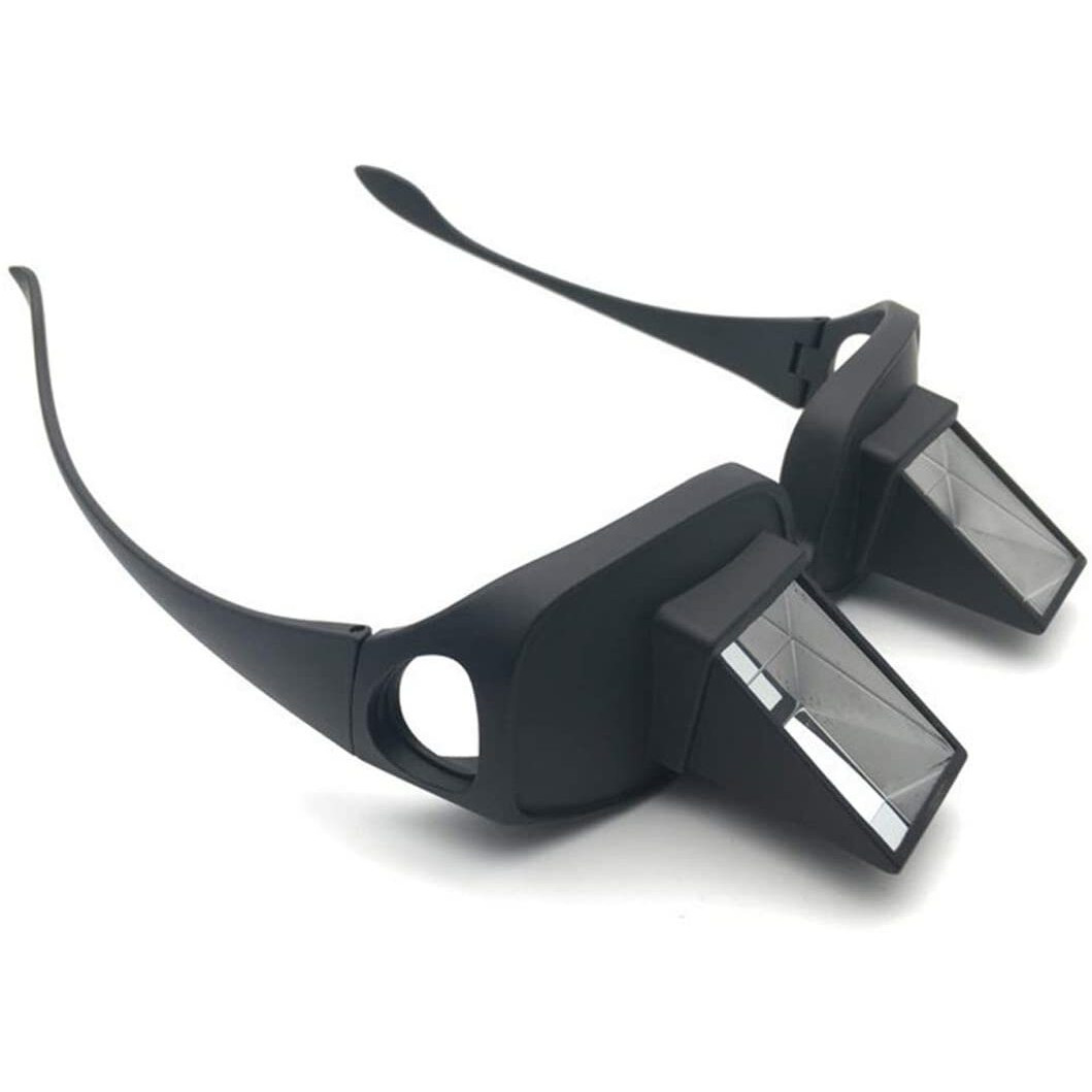 Vinmax Bed Prism Spectacles Horizontal Mirror Lazy Readers Glasses 90 Degree Prism Glasses For Laying Down Reading And Watching Tv - New Upgrade