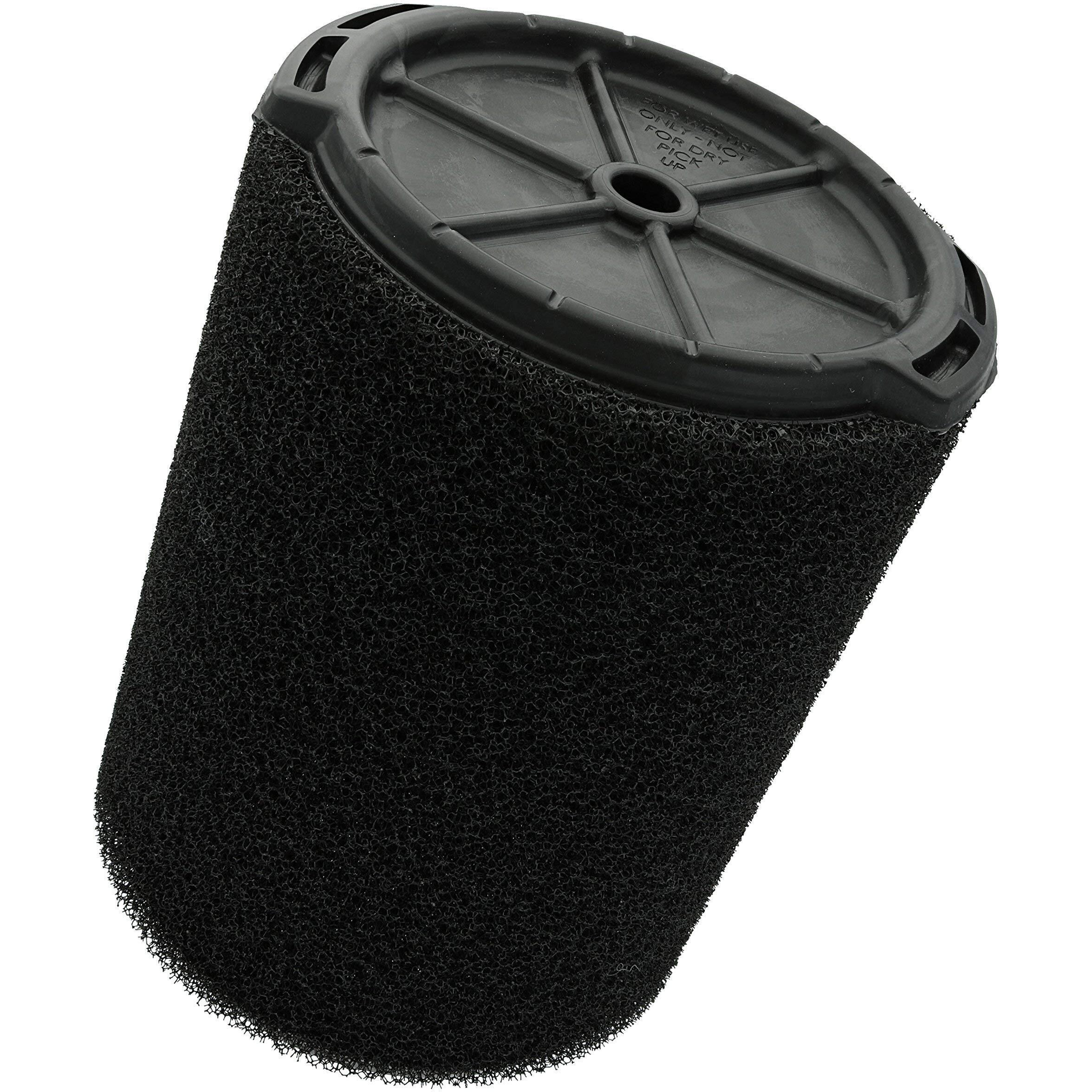 Ridgid Vf7000 Genuine Replacement Foam Wet Application Only Vac Filter For Ridgid 5-20 Gallon Wet/Dry Vacuums