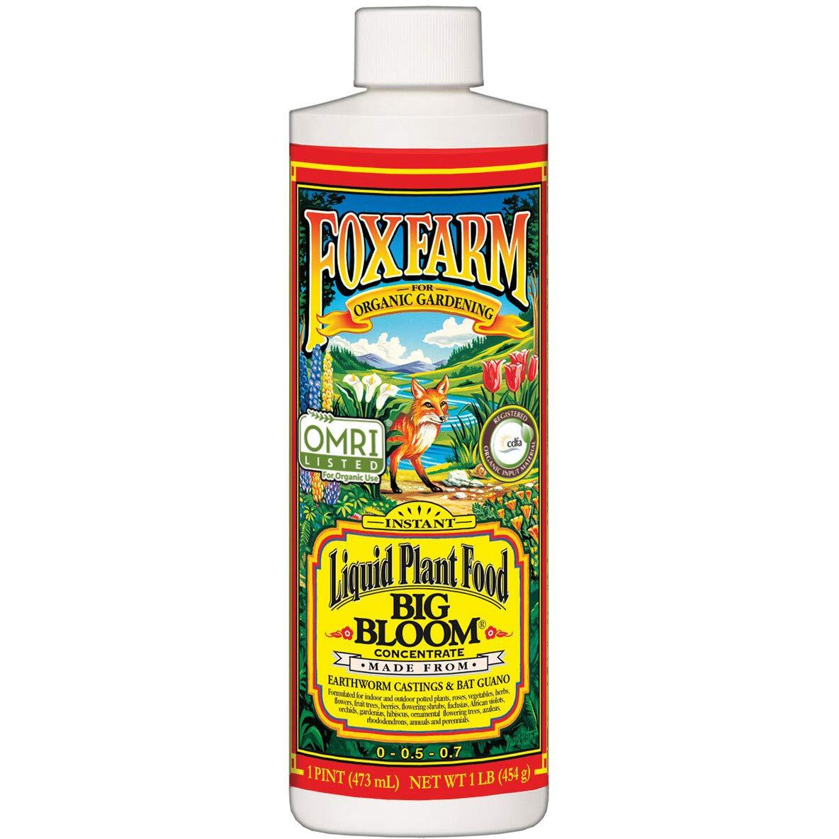 Foxfarm Fx14050 Big Bloom, Grow Big & Tiger Bloom Liquid Fertilizer Nutrient Trio Hydro-Formula, 3/32-Ounce Bottles, Black