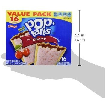 Kellogg's Frosted Cherry Pop-Tarts 16 Count 29.3 Oz