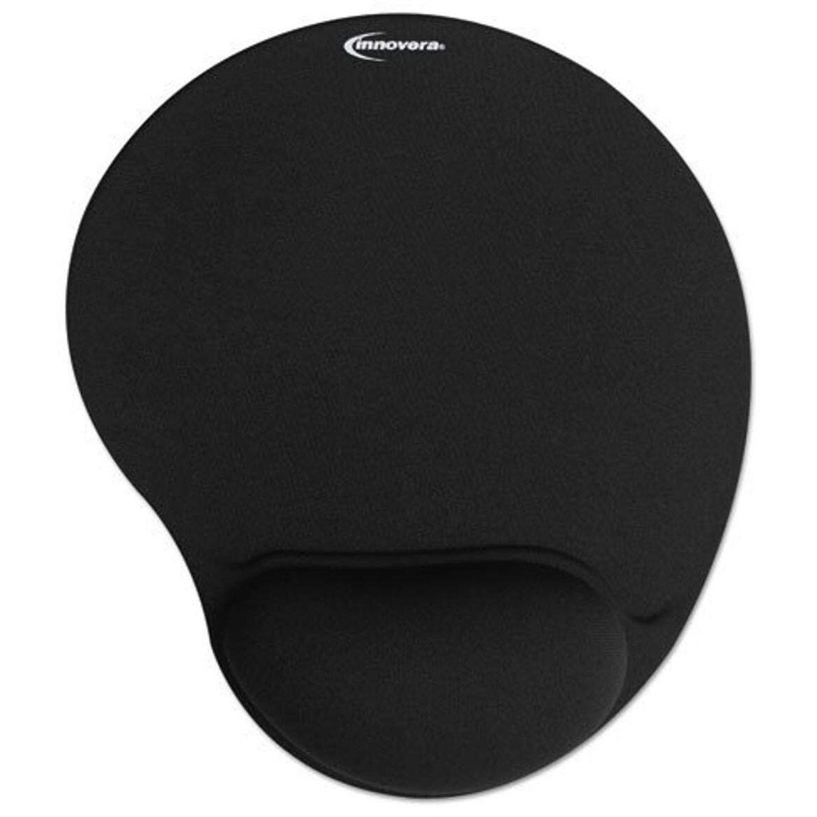 Innovera Ivr50448 Mouse Pad With Gel Wrist Pad, Black
