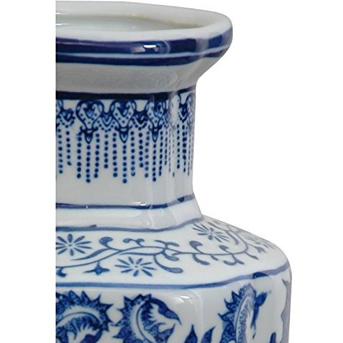Red Lantern Bw-Vase2-Bwfl Vase, White