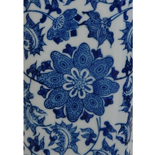Red Lantern Bw-Vase2-Bwfl Vase, White
