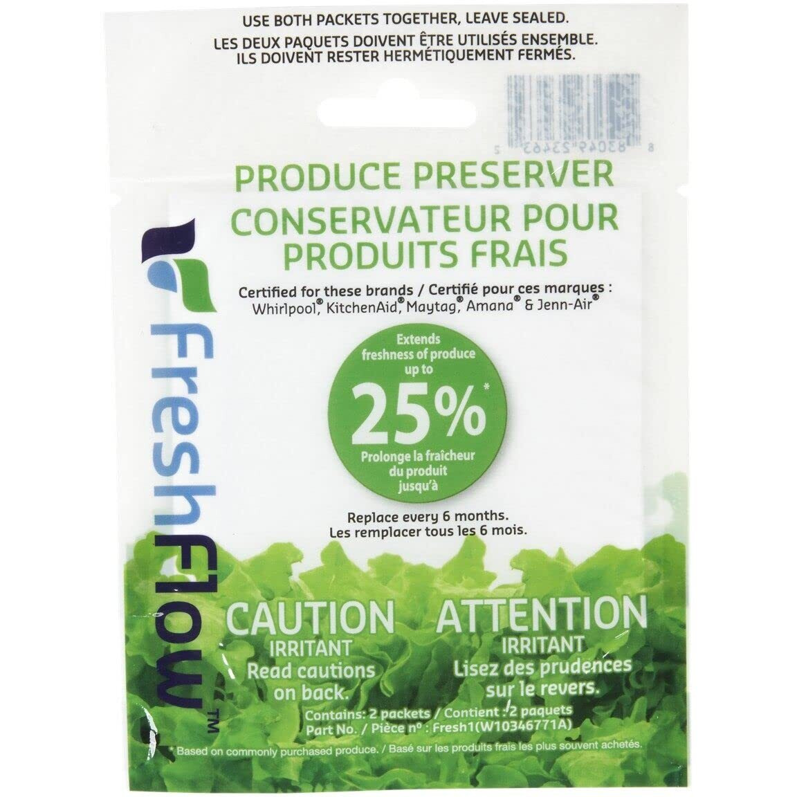 Whirlpool Genuine Oem Produce Preserver Replacement Filters - For Models W11462816 , P1Kl6S1Cs And P1Fb6S1