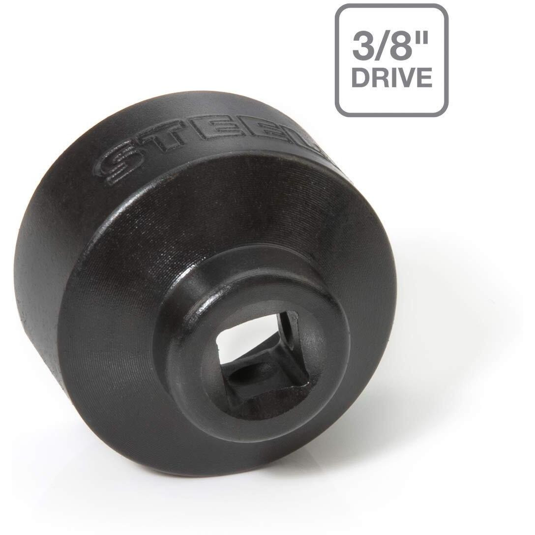 Steelman 32Mm Low Profile Oil Filter Wrench Socket For Gm, Saturn, Saab, Chevrolet, And Others, 3/8-Inch Drive