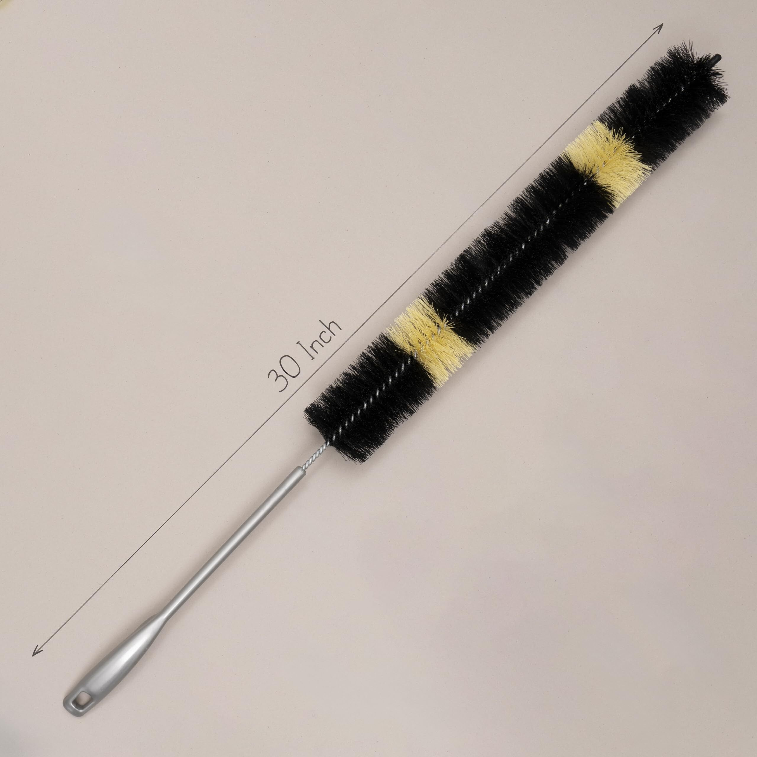 30 Inch Long Dryer Lint Brush Vent Cleaner. Heavy-Duty Flexible Lint Cleaner For Dryer Vent Trap. Bendable Dryer Lint Cleaner By Konex (2 Pack)