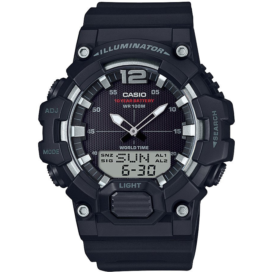Casio Men's Hdc-700-1Avcf Classic Analog-Digital Display Quartz Black Watch