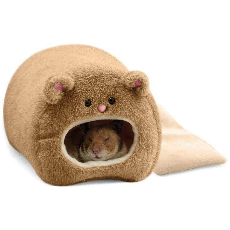 Rat Hamster Warm Bed House Cusion Fleece Hut Hanging Hammock Cute Toy Nest For Mini Small Animal Mice,Sugar Glider,Chinchilla,Dwraf Hamster