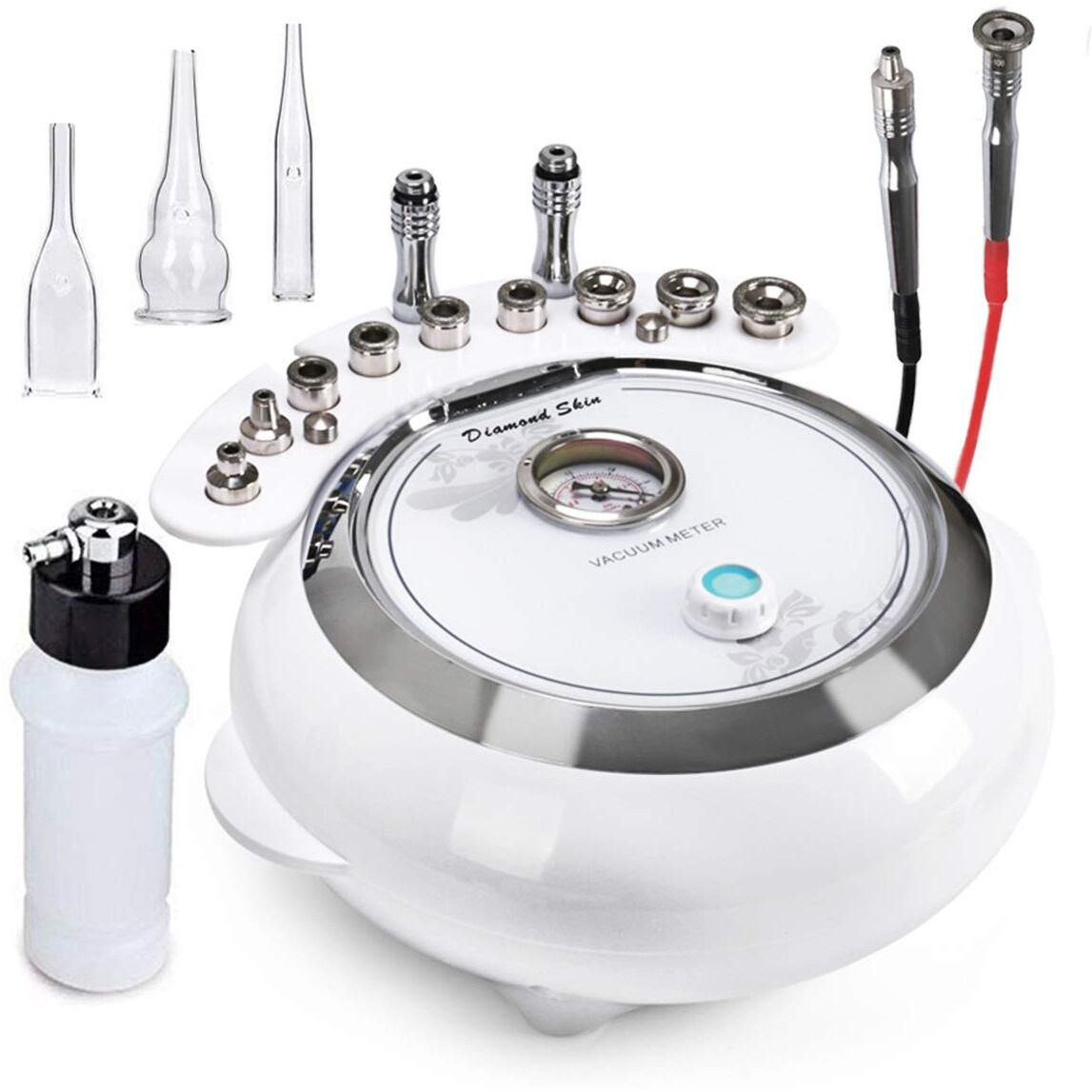 3 In 1 Diamond Microdermabrasion Machine, Topdirect Facial Skin Care Salon Equipment W/Vacuum & Spray (Strong Suction Power 65-68Cmhg)