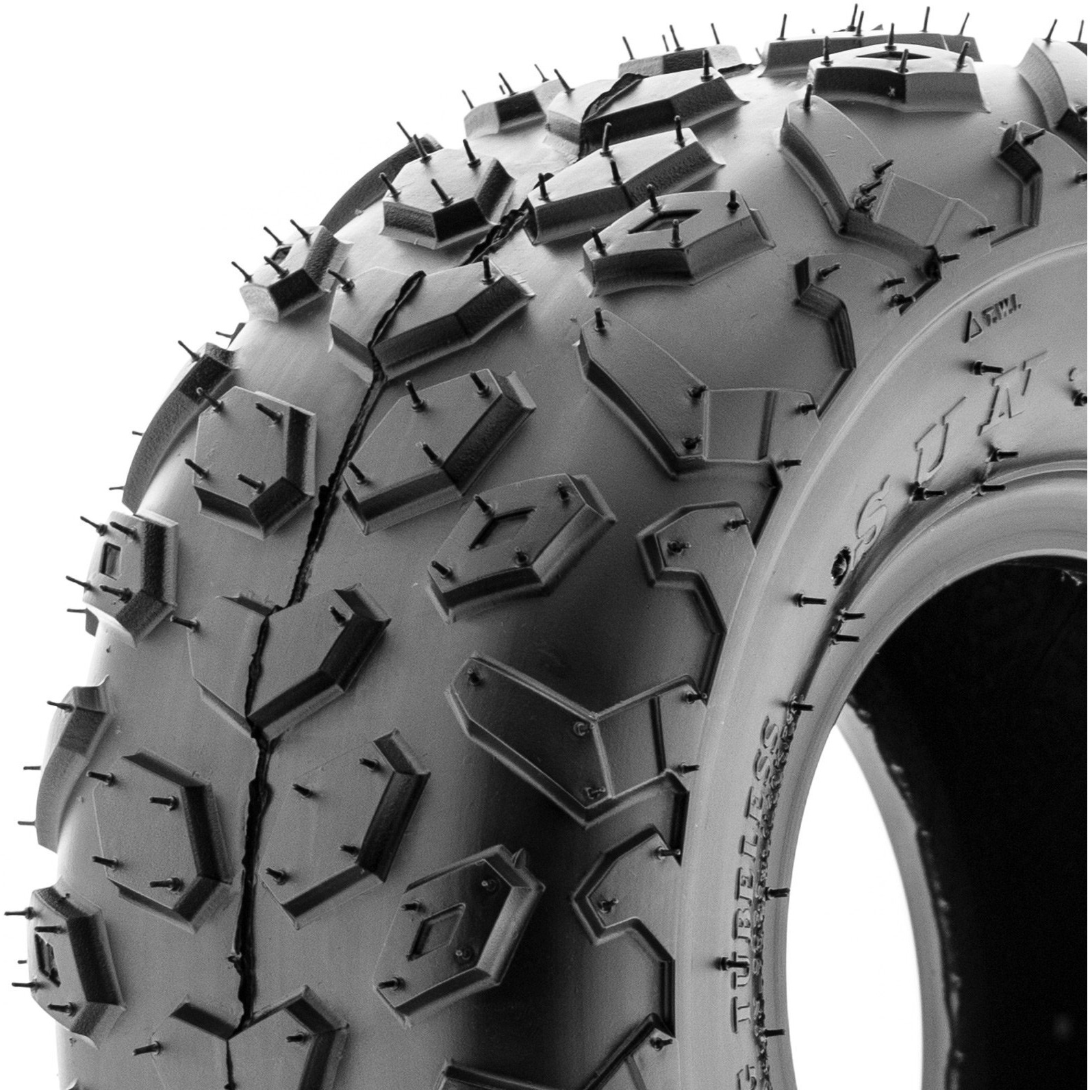 Sunf 145/70-6 145/70X6 Light Weight Atv Utv Knobby Tire 6 Pr A014 - Set Of 4