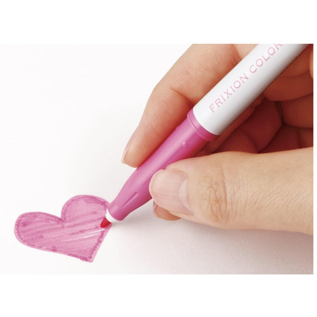 Pilot Frixion Colors Erasable Marker Pen, 6 Color Set (Sfc-60M-6C)