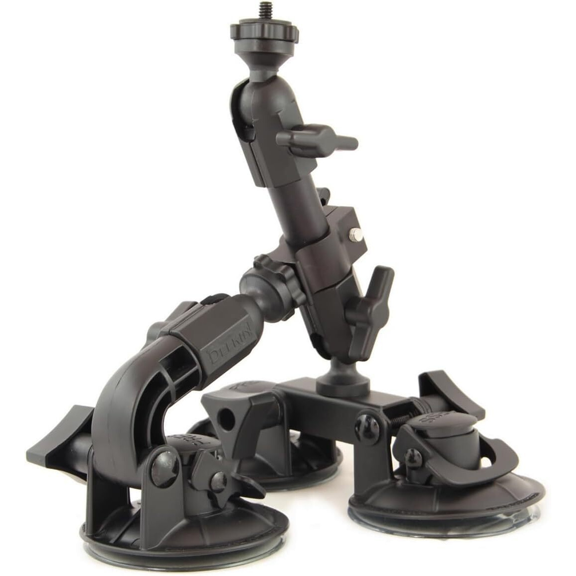 Delkin Devices Fat Gecko Triple Suction Camera Mount (Ddmnt) ,Black