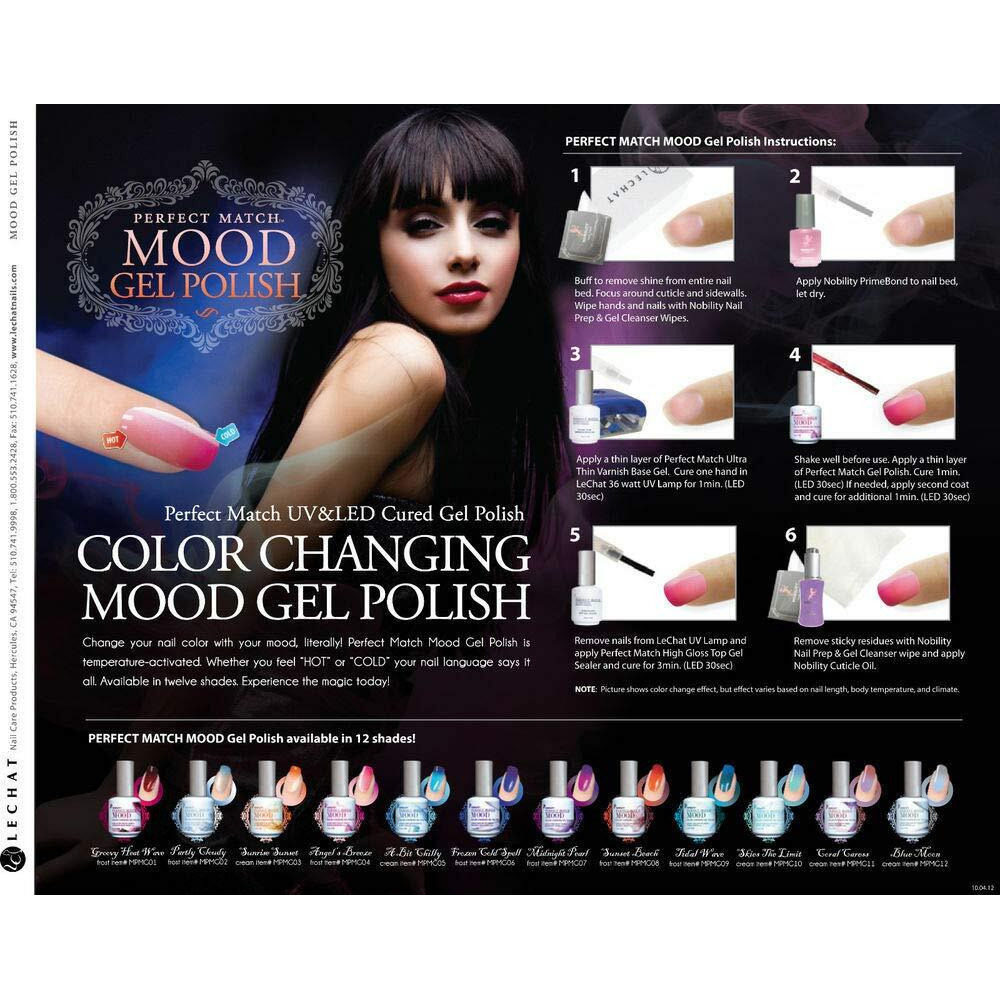 Lechat Perfect Match Gel Polish Sapphire Night (Mpmg43), 0.500 Ounce