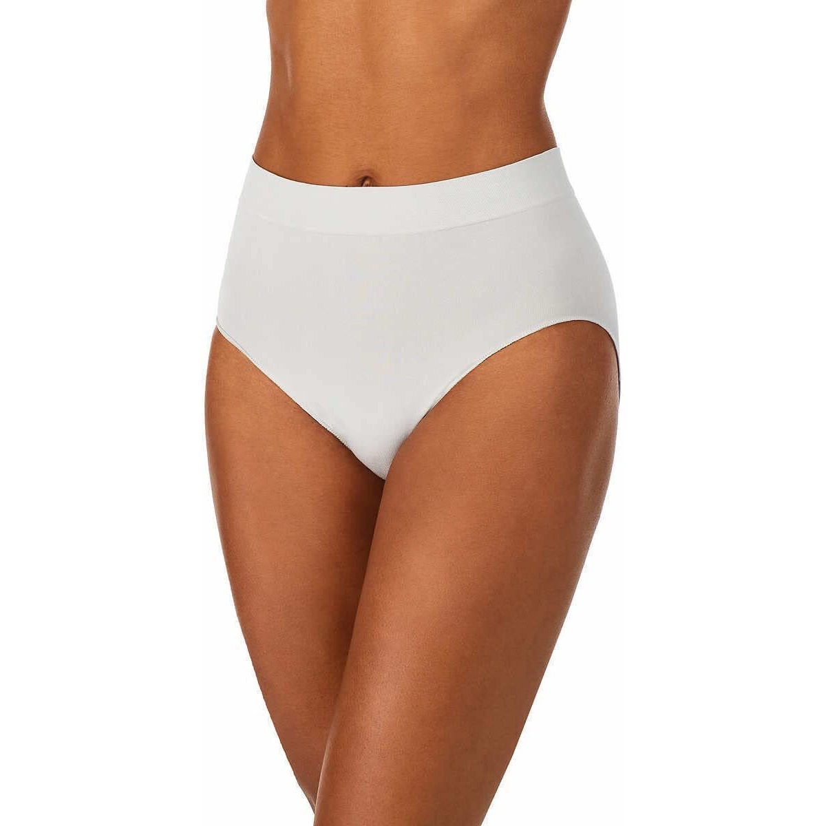 Carole Hochman Women's Panties Size L Comfort Fit Seamless Brief 5-Pack Beige
