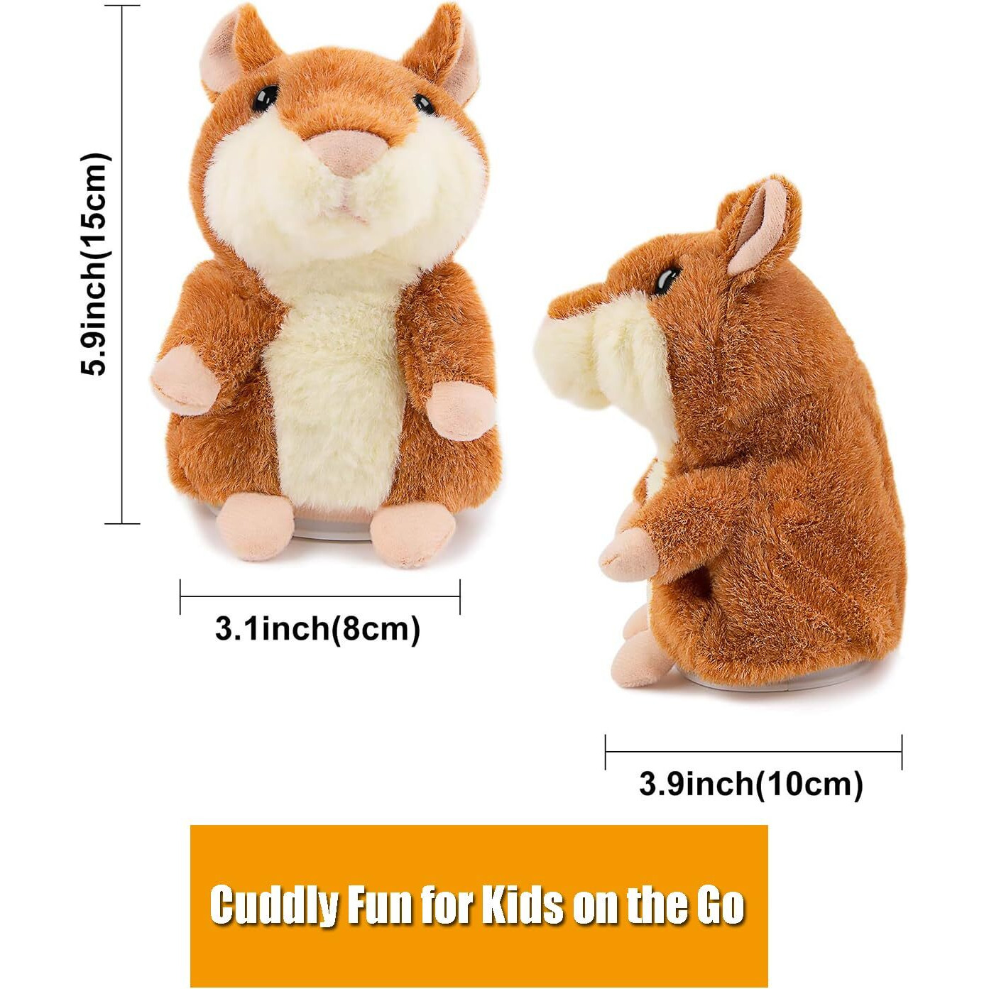 Ayeboovi Toddler Toys Talking Hamster Repeats What You Say Baby Toys Interactive Fun Toys Birthday Gift For Kids Stocking Stuffers For 3 4 5+ Year Old Girls Boys