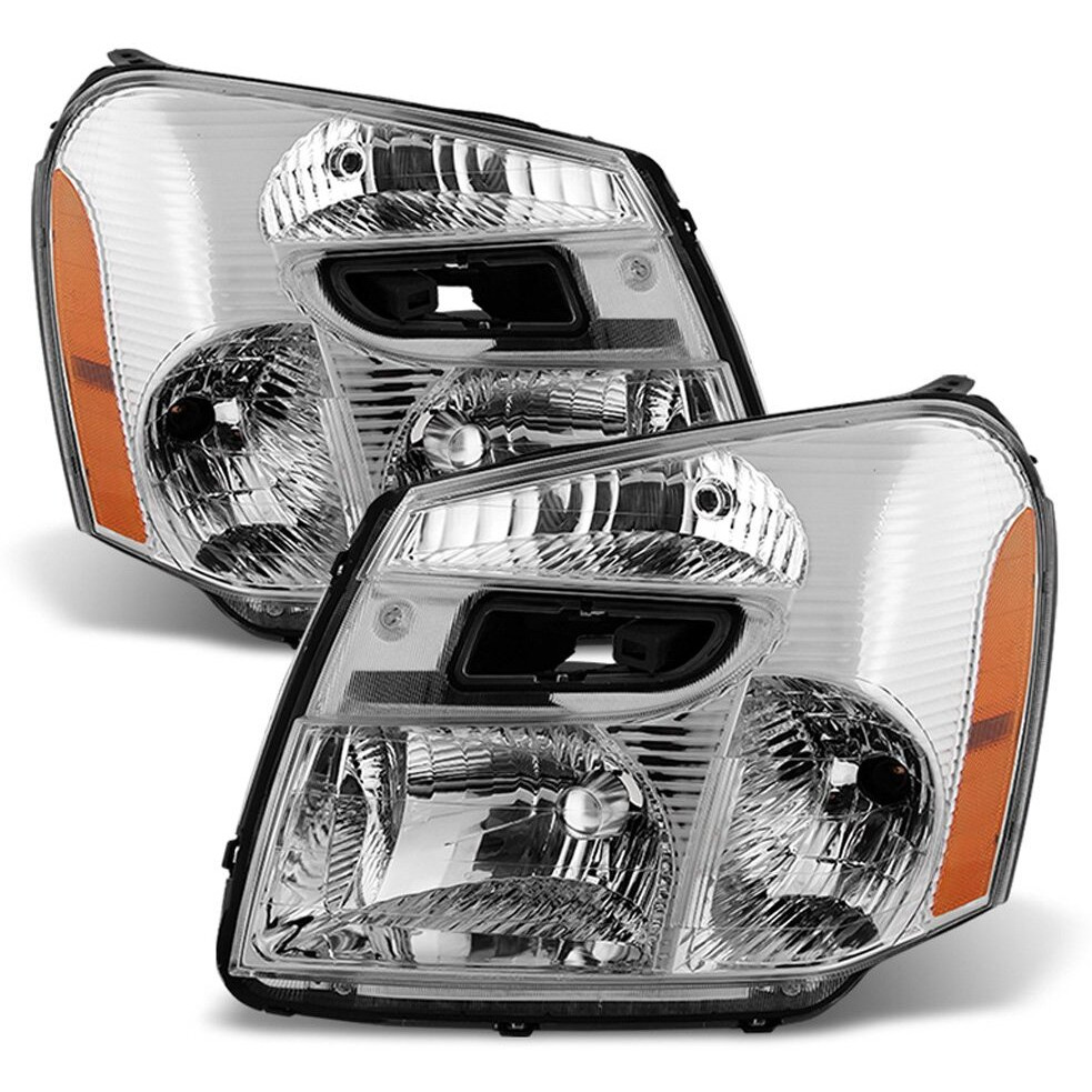 Acanii - For 2005-2009 Chevy Equinox Suv Headlights Headlamps Head Lights Lamps Replacement Driver + Passenger Side
