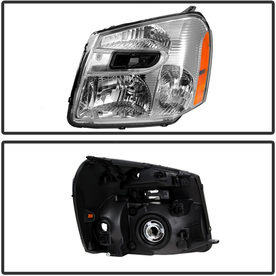 Acanii - For 2005-2009 Chevy Equinox Suv Headlights Headlamps Head Lights Lamps Replacement Driver + Passenger Side