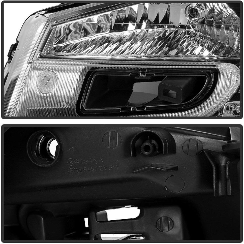 Acanii - For 2005-2009 Chevy Equinox Suv Headlights Headlamps Head Lights Lamps Replacement Driver + Passenger Side
