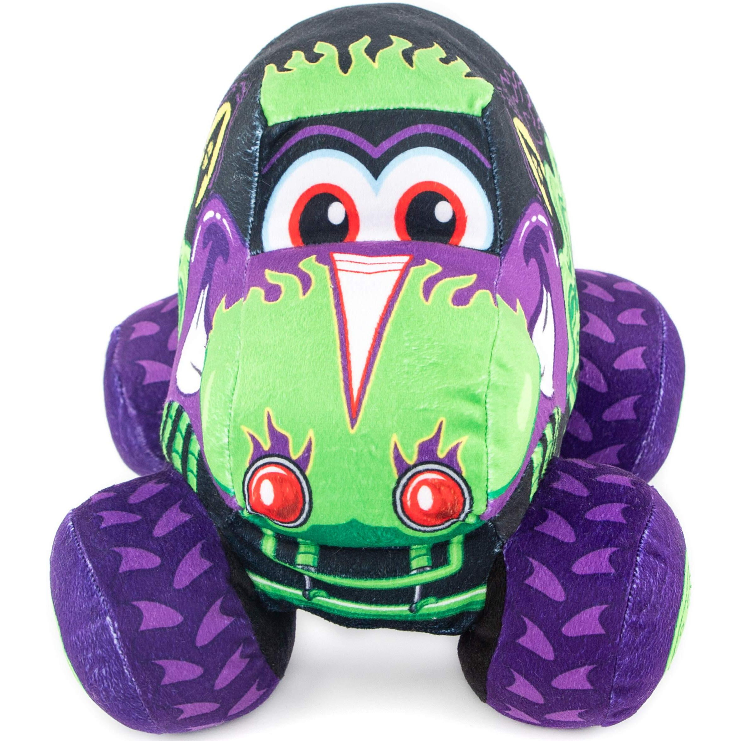 Jay Franco Monster Jam Truckin' Pals Grave Digger Pillow Buddy - Super Soft Polyester Microfiber, 13 Inches