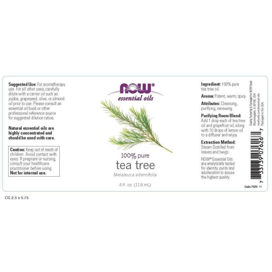 Now Foods Tea Tree Oil, 4 Oz