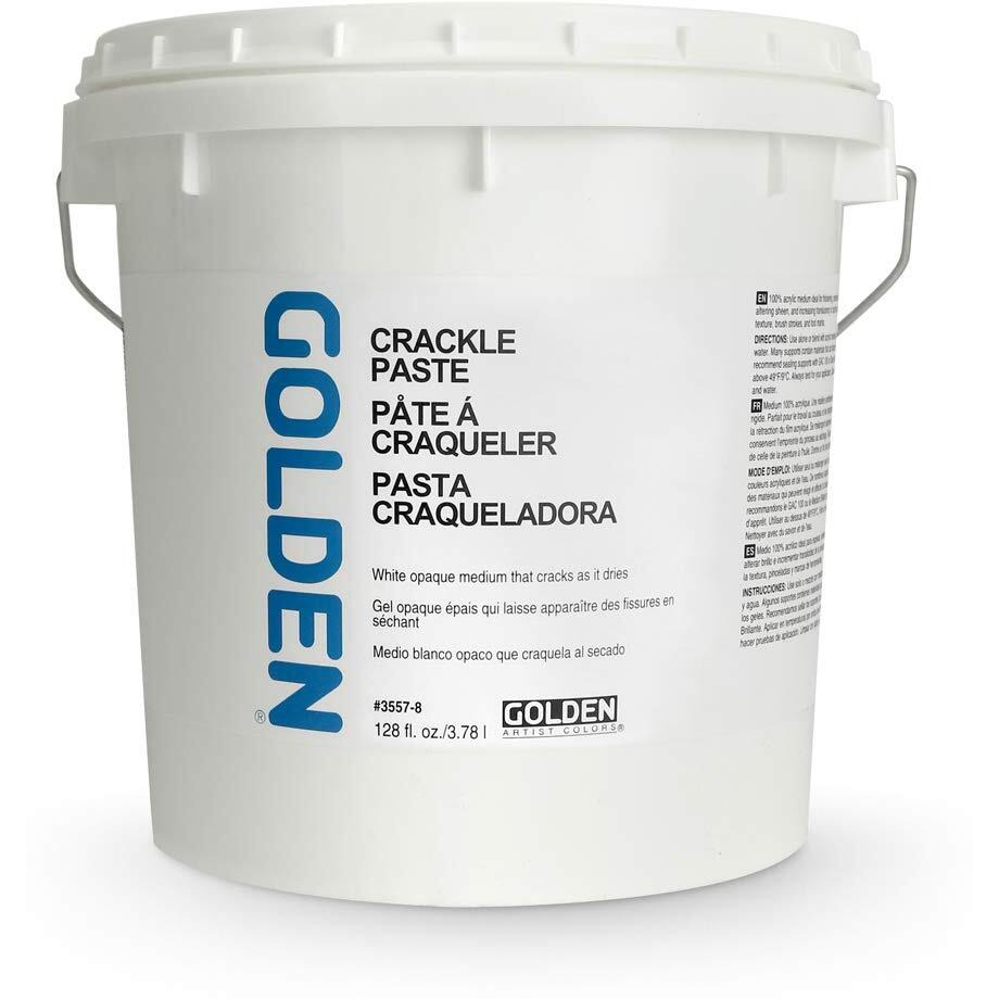 Golden Artist Colors - Crackle Paste - 128 Oz Jar