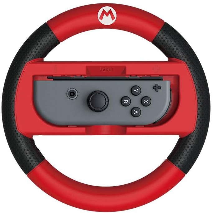 Hori Nintendo Switch Mario Kart 8 Deluxe Wheel (Mario Version) Officially Licensed By Nintendo - Nintendo Switch