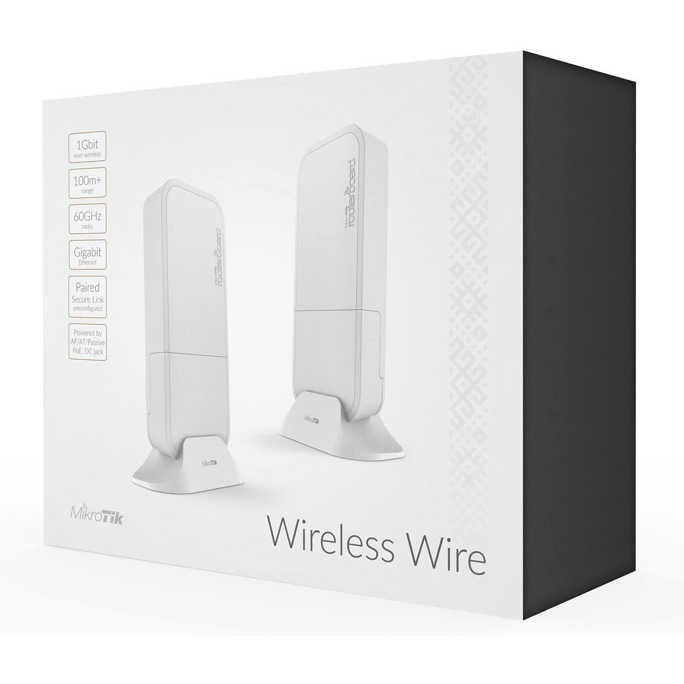 Mikrotik Wireless Wire Rbwapg-60Ad Kit 60 Ghz Wireless Link 1 Gbit Full Duplex