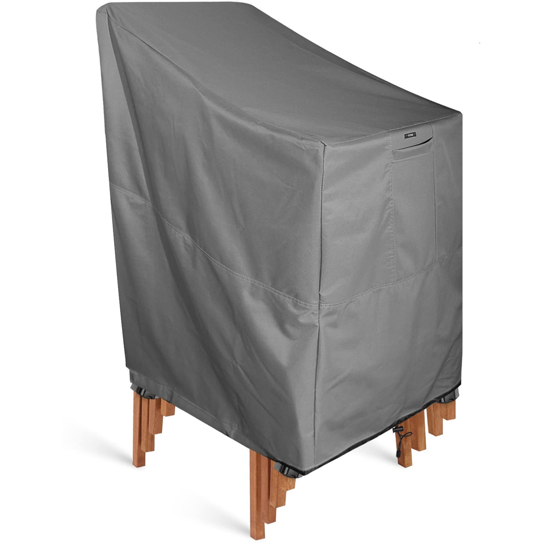 Khomo Gear Outdoor Stackable Stack Chair Cover, Grey