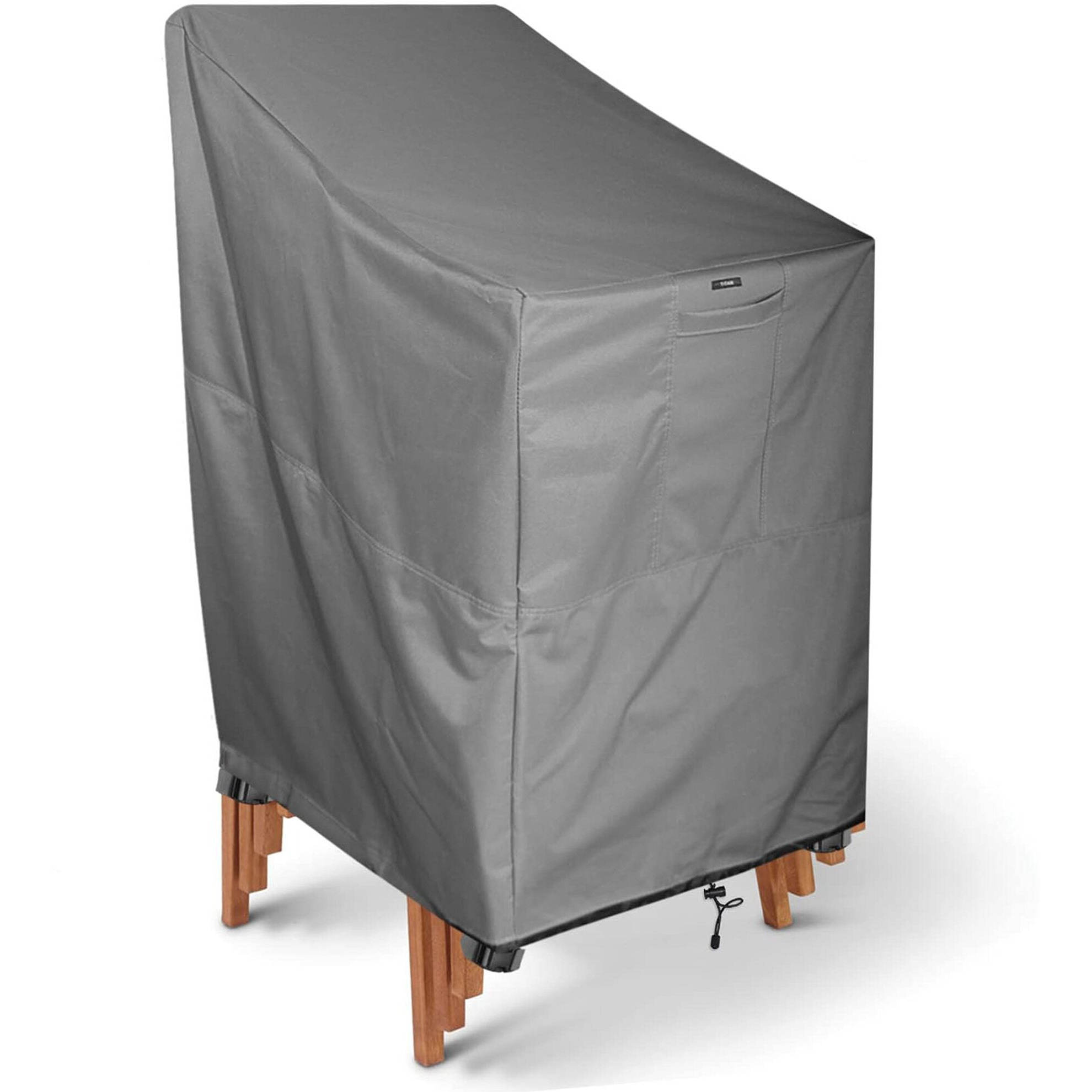 Khomo Gear Outdoor Stackable Stack Chair Cover, Grey