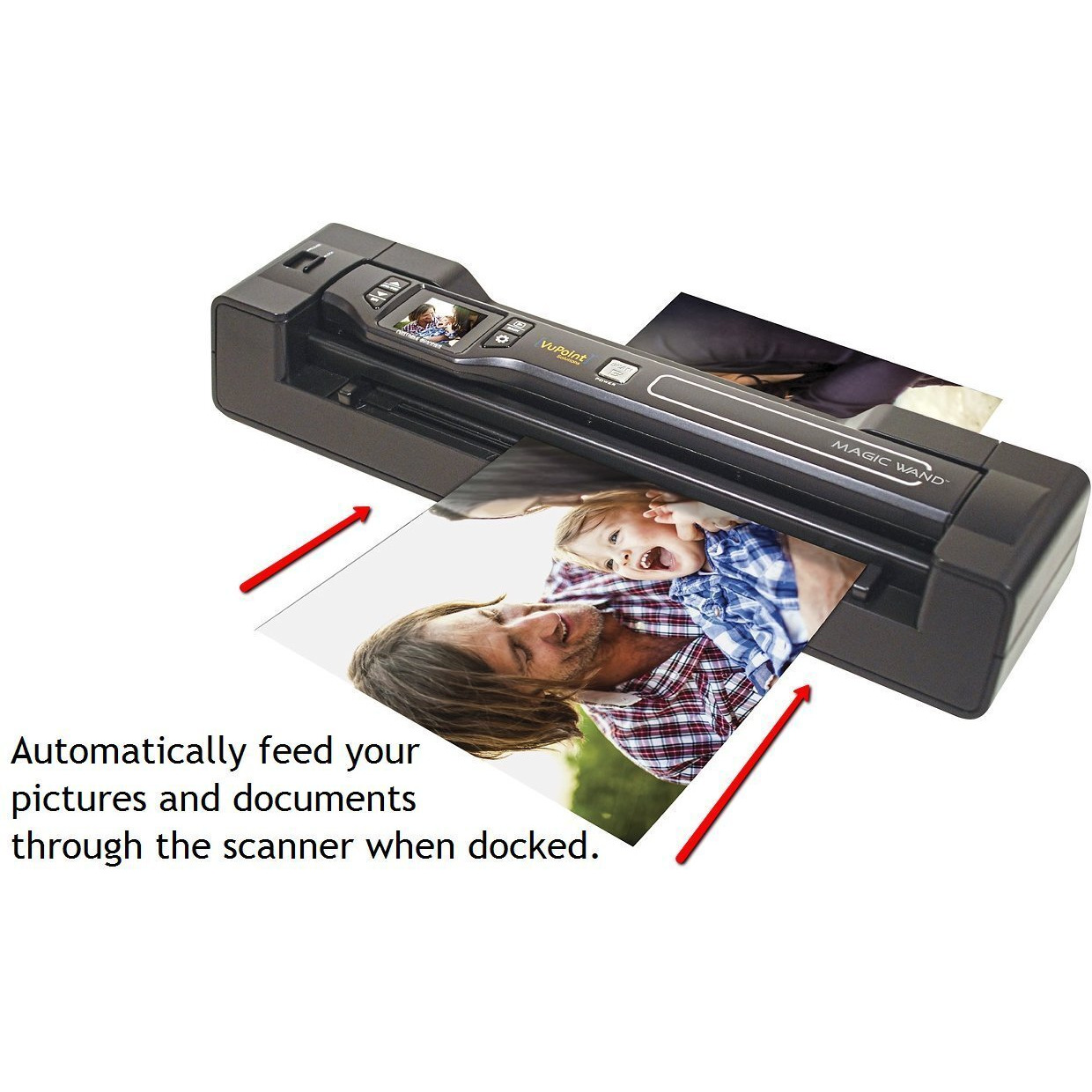 Vupoint Solutions Magic Wand With Portable Handheld Scanner & Auto-Feed Dock (Pdsdk-St470T-Vp)