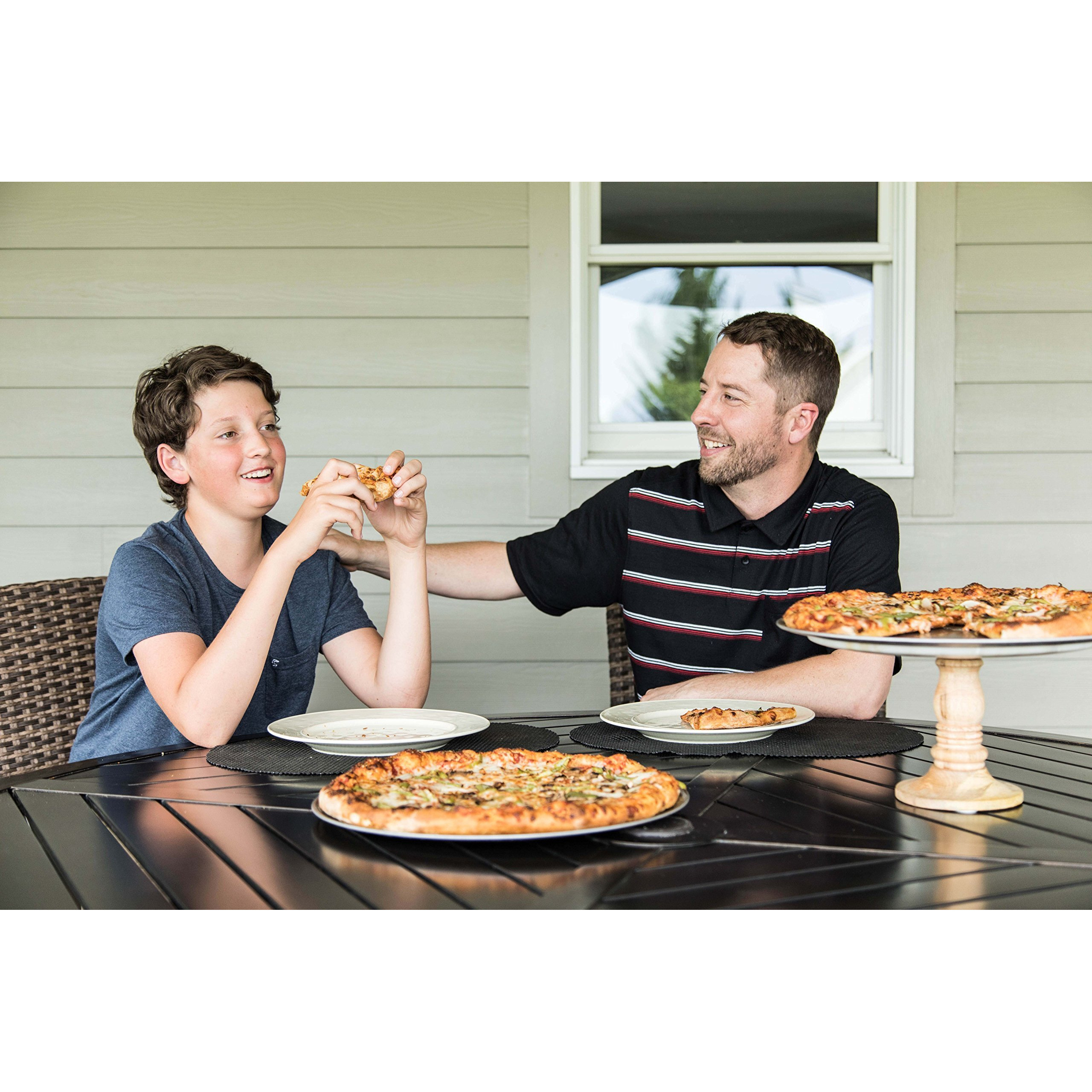 Usa Pan Bakeware Aluminized Steel Pizza Pan, 14 Inch