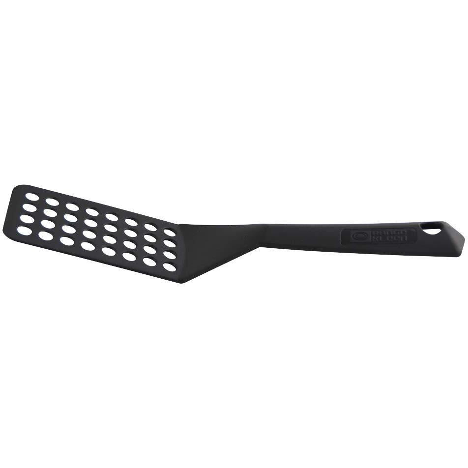 Berndes Spatulas For Non Stick Cookware - Turner Spatula Ergonomically Designed Black Slotted Spatula Turner Nonstick Kitchen Tool