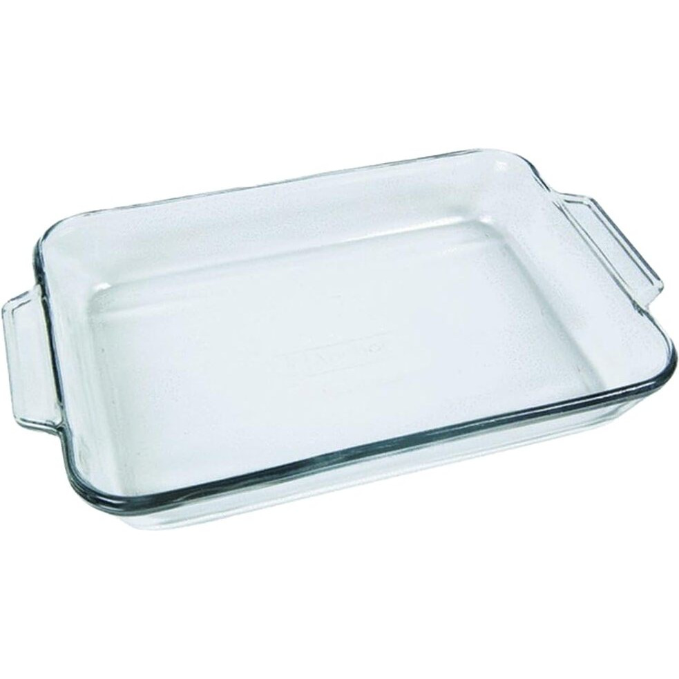 Anchor Hocking Bake Dish, 3 Quart, Clear