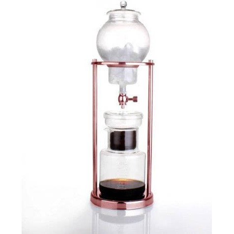 Nispira Luxury Ice Cold Brew Dripper Coffee Maker In Stainless Steel, 600 Ml Copper