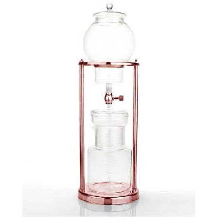 Nispira Luxury Ice Cold Brew Dripper Coffee Maker In Stainless Steel, 600 Ml Copper