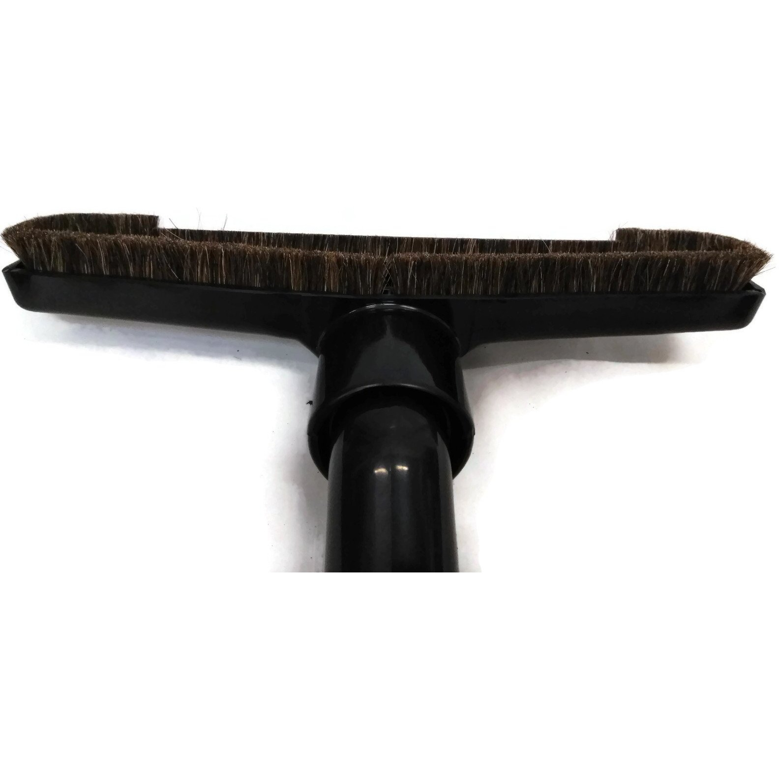 Hardwood Universal Vacuum Cleaner Floor Brush 1  Inch (1.25'') (32Mm) Inner Diameter With Horse Hair Soft Bristles 10    Wide Black