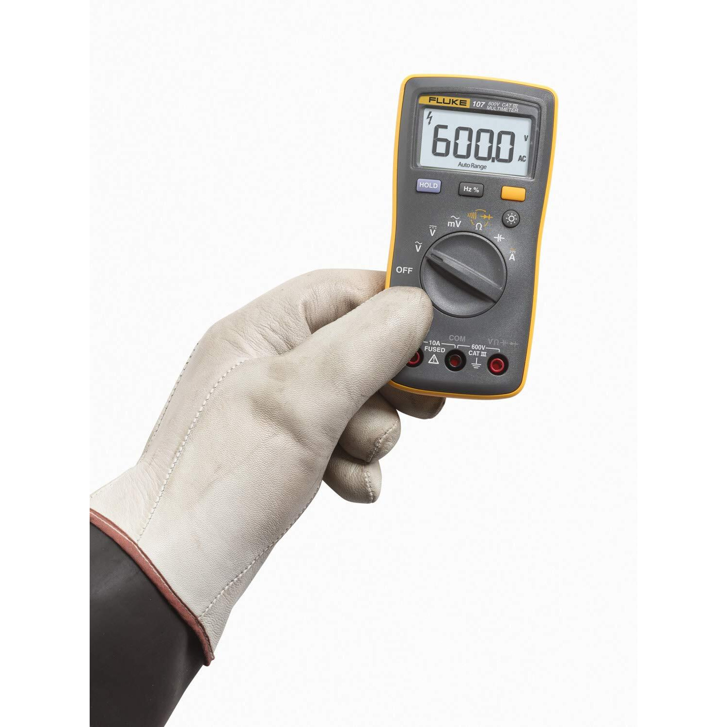 Fluke 107 Ac/Dc Current Handheld Digital Multimeter By Fluke, Gray