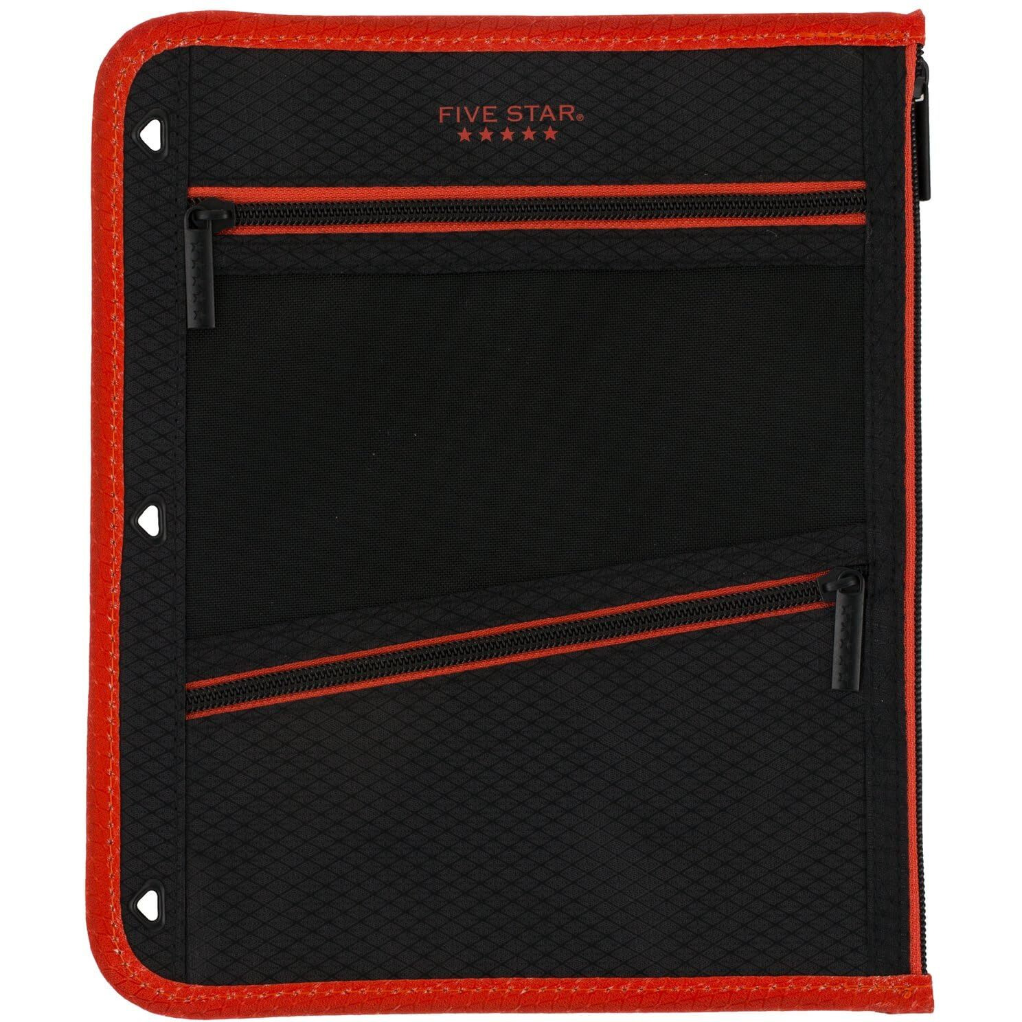 Five Star Zipper Pouch, Pencil Pouch, Pencil Case, Fits 3-Ring Binder, Assorted Colors, Color Will Vary, 1 Count (50642)