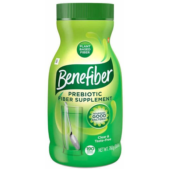 Benefiber Fiber Supplement Powder 190 Servings - Sugar Free- Grit Free 722 Grams (25.5 Oz.)