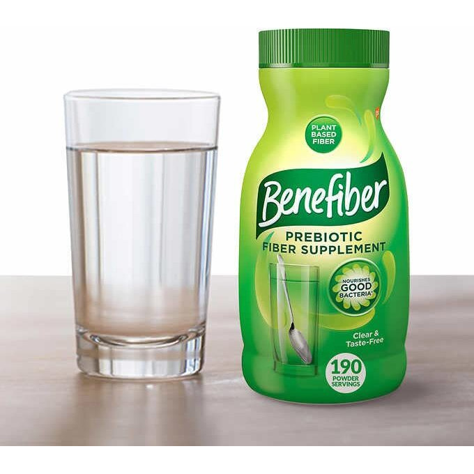 Benefiber Fiber Supplement Powder 190 Servings - Sugar Free- Grit Free 722 Grams (25.5 Oz.)