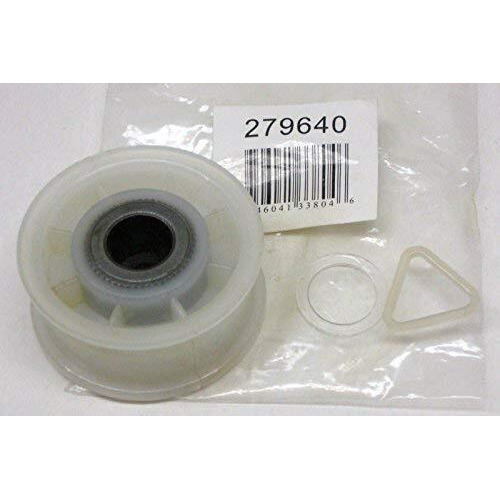 Part  279640 - Dryer Idler Roller Kit - New Genuine Replacement Part Fits Models Whirlpool, Roper, Estate, Kitchenaid, Maytag, Sears, Kenmore - Replaces Old  3388672, 697692, W10468057